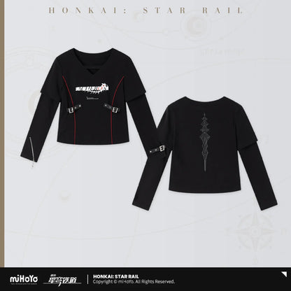 [OFFICIAL] Acheron Impression Series Apparel and Accessories - Long Sleeve T Shirt - Teyvat Tavern - Genshin Impact & Honkai Star Rail & 3Z Merch