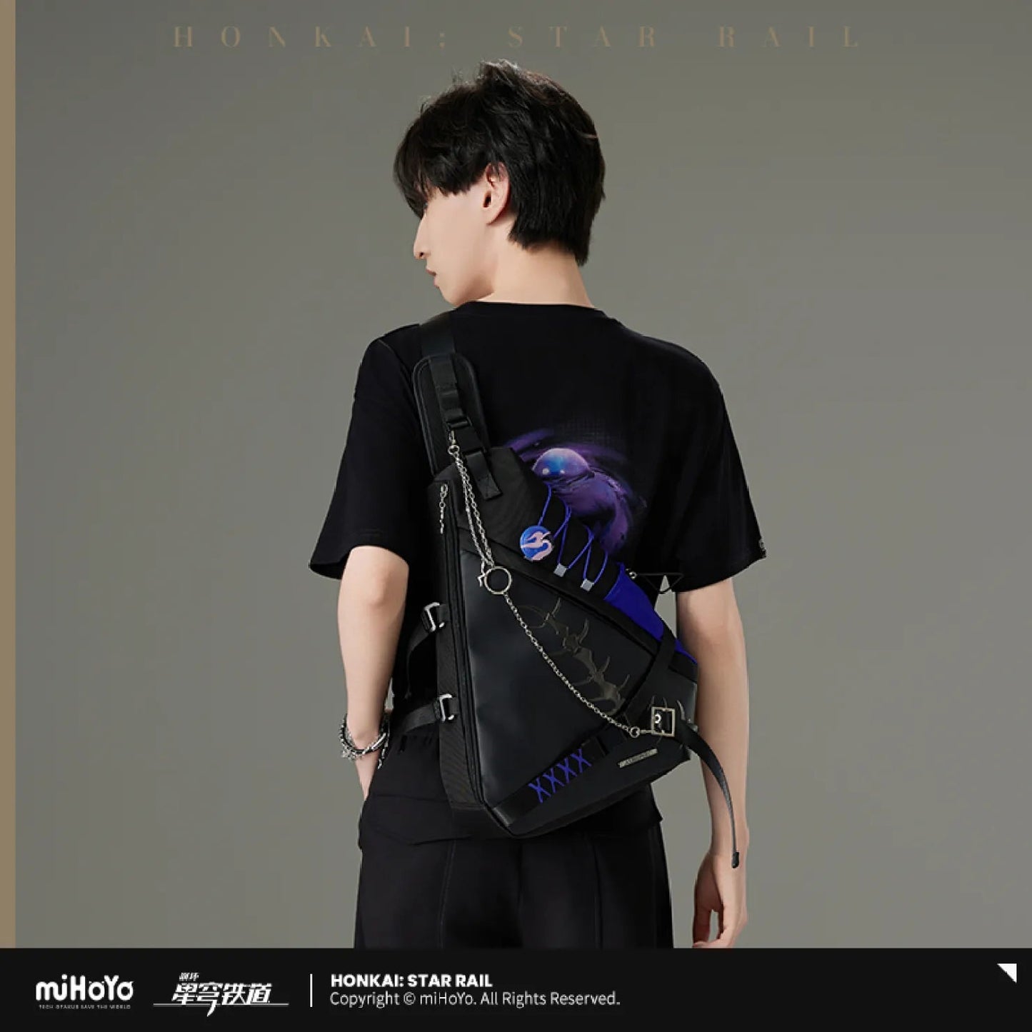 [OFFICIAL] Acheron Impression Series Apparel and Accessories - Shoulder Bag - Teyvat Tavern - Genshin Impact & Honkai Star Rail & 3Z Merch