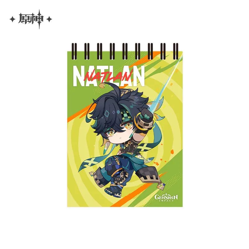 [OFFICIAL] Blaze To Natlan Series Character Cute Badge, Pendant, Note Pad, Acrylic Ornament and Refrigerator Magnet - Teyvat Tavern - Genshin Impact & Honkai Star Rail & 3Z Merch