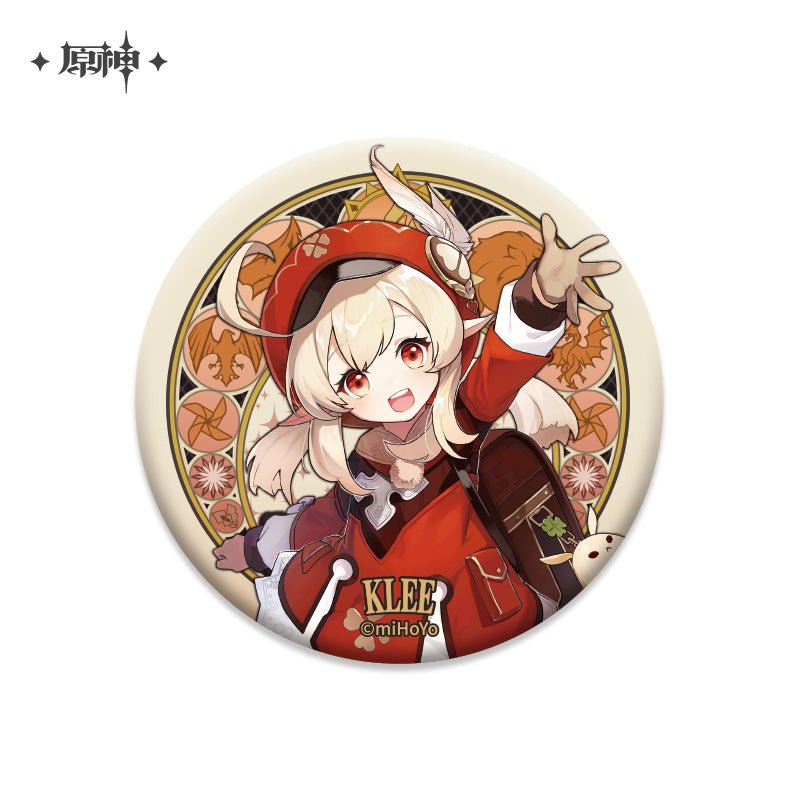 [OFFICIAL] Character Badge - Mondstadt - Teyvat Tavern - Genshin Impact & Honkai Star Rail & 3Z Merch