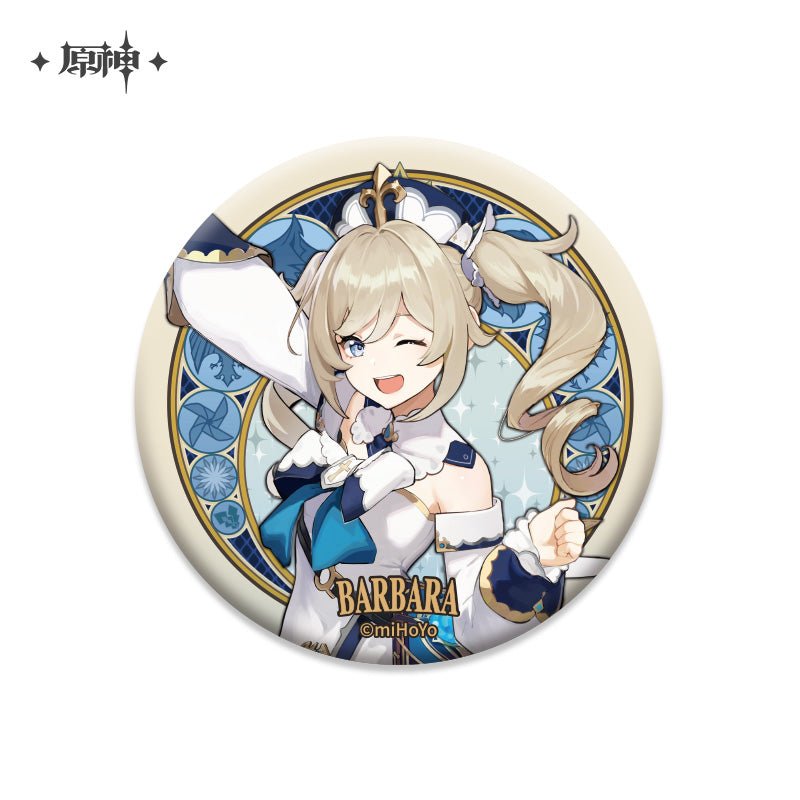 [OFFICIAL] Character Badge - Mondstadt - Teyvat Tavern - Genshin Impact & Honkai Star Rail & 3Z Merch