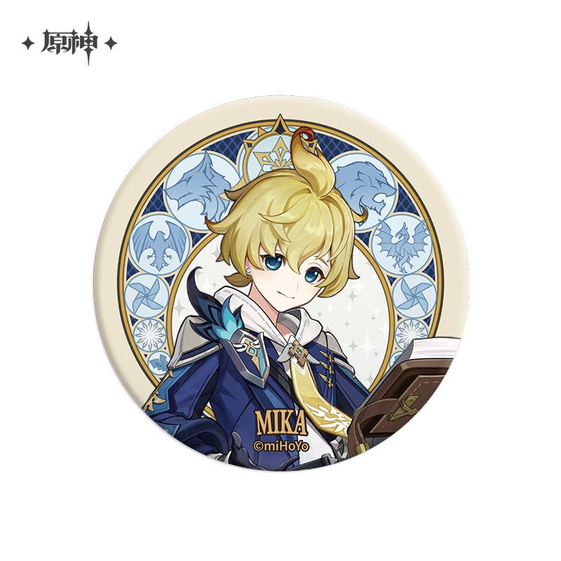 [OFFICIAL] Character Badge - Mondstadt - Teyvat Tavern - Genshin Impact & Honkai Star Rail & 3Z Merch