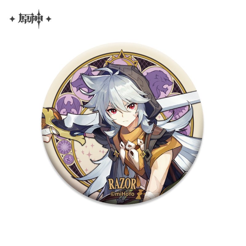 [OFFICIAL] Character Badge - Mondstadt - Teyvat Tavern - Genshin Impact & Honkai Star Rail & 3Z Merch