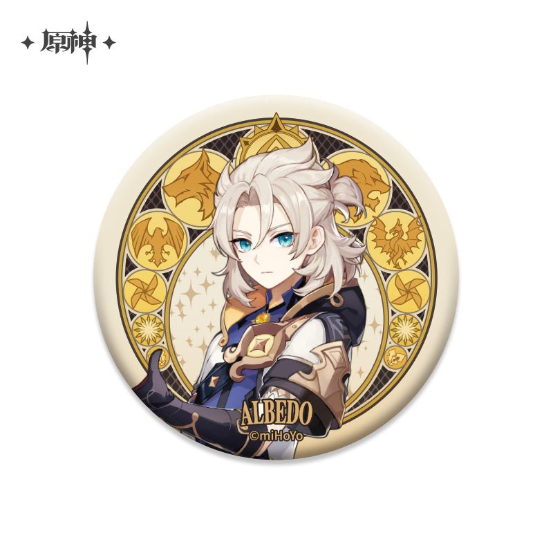 [OFFICIAL] Character Badge - Mondstadt - Teyvat Tavern - Genshin Impact & Honkai Star Rail & 3Z Merch