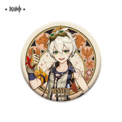 [OFFICIAL] Character Badge - Mondstadt - Teyvat Tavern - Genshin Impact & Honkai Star Rail & 3Z Merch