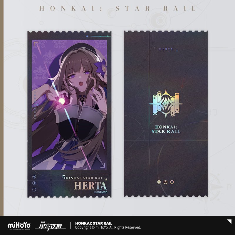 [OFFICIAL] Countdown To Departure Laser Commemorative Ticket Set - Teyvat Tavern - Genshin Impact & Honkai Star Rail & 3Z Merch