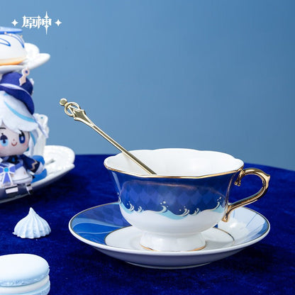 [OFFICIAL] Furina Impression Afternoon Tea Cup Saucer Set - Teyvat Tavern - Genshin Impact & Honkai Star Rail & 3Z Merch