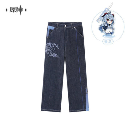 [OFFICIAL] Ganyu Impression Apparel Series - Jeans - Teyvat Tavern - Genshin Impact & Honkai Star Rail & 3Z Merch