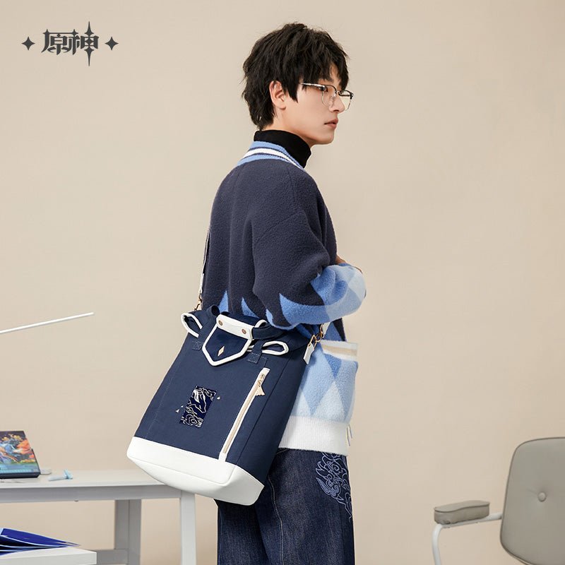 [OFFICIAL] Ganyu Impression Apparel Series - Satchel / Double - Shoulders Crossbody Bag - Teyvat Tavern - Genshin Impact & Honkai Star Rail & 3Z Merch