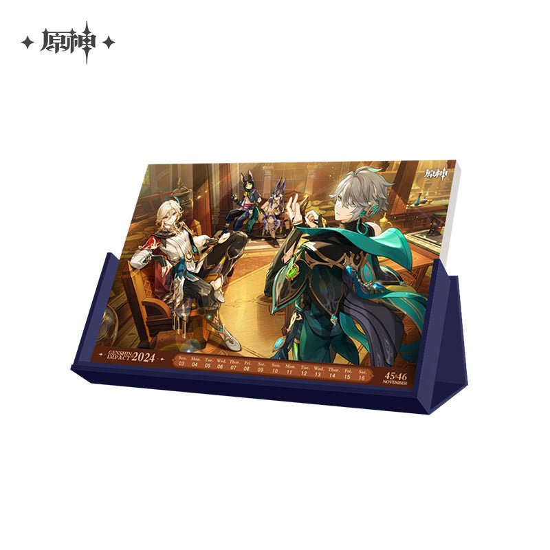 [OFFICIAL] Genshin Impact 2024 Desk Calendar - Teyvat Tavern - Genshin Impact & Honkai Star Rail & 3Z Merch