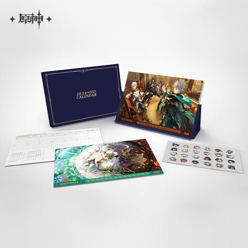 [OFFICIAL] Genshin Impact 2024 Desk Calendar - Teyvat Tavern - Genshin Impact & Honkai Star Rail & 3Z Merch