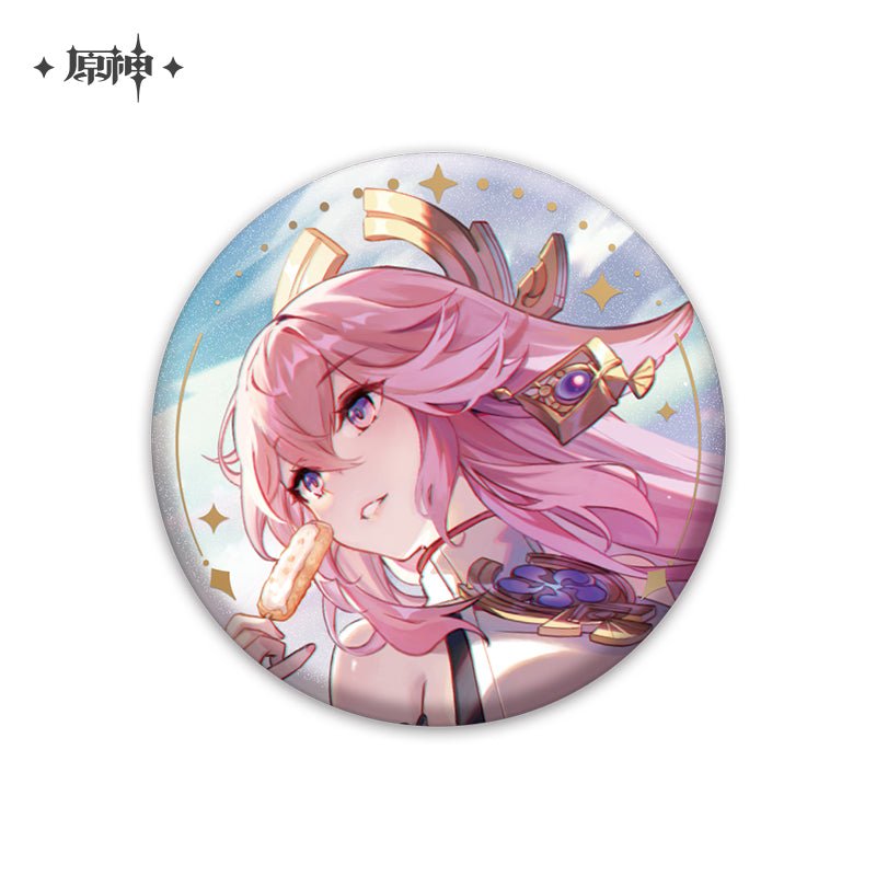 [OFFICIAL] Genshin Impact Character Anecdotes Series Badge - Teyvat Tavern - Genshin Impact & Honkai Star Rail & 3Z Merch