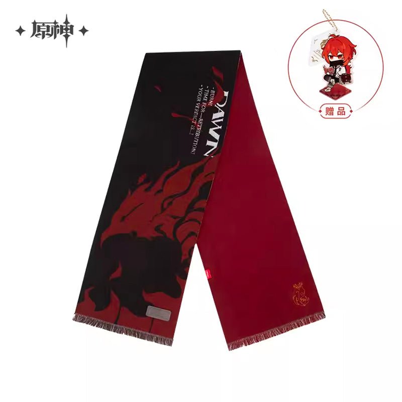 [OFFICIAL] Genshin Impact Diluc Impression Apparel Series - Scarf - Teyvat Tavern - Genshin Impact & Honkai Star Rail & 3Z Merch