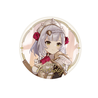 [OFFICIAL] Genshin Impact Happy Birthday Series Character Badge - Teyvat Tavern - Genshin Impact & Honkai Star Rail & 3Z Merch