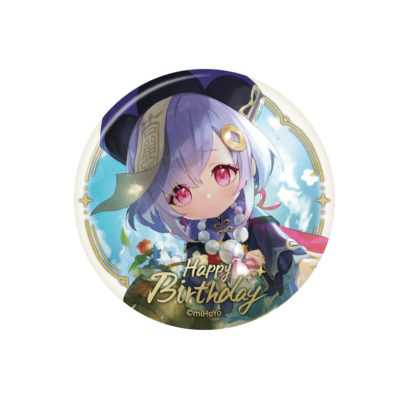 [OFFICIAL] Genshin Impact Happy Birthday Series Character Badge - Teyvat Tavern - Genshin Impact & Honkai Star Rail & 3Z Merch