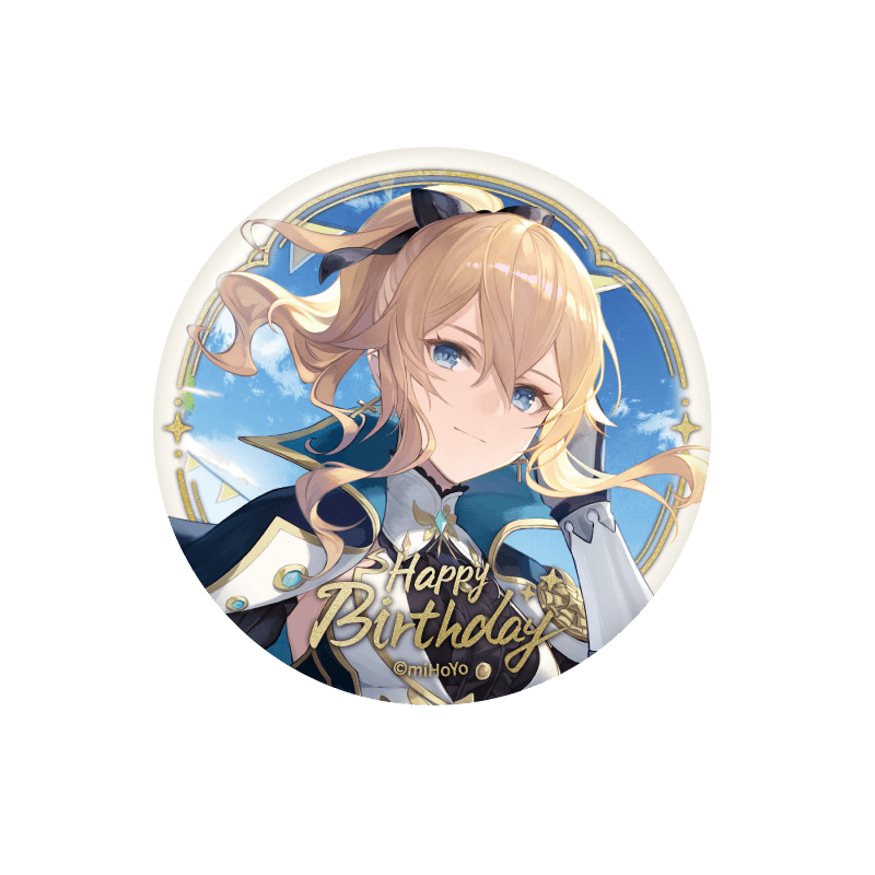 [OFFICIAL] Genshin Impact Happy Birthday Series Character Badge - Teyvat Tavern - Genshin Impact & Honkai Star Rail & 3Z Merch