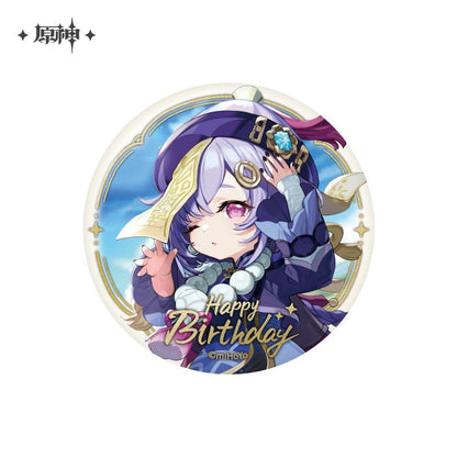 [OFFICIAL] Genshin Impact Happy Birthday Series Character Badge - Teyvat Tavern - Genshin Impact & Honkai Star Rail & 3Z Merch