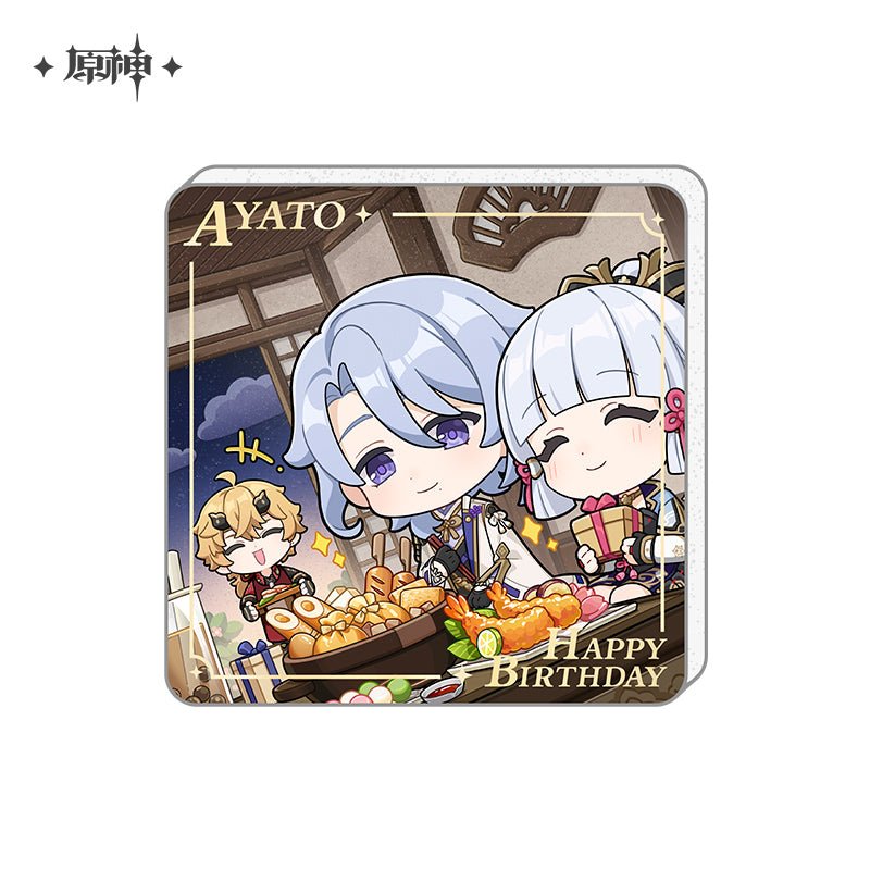 [OFFICIAL] Genshin Impact Happy Birthday Series Refrigerator Magnets - Teyvat Tavern - Genshin Impact & Honkai Star Rail & 3Z Merch