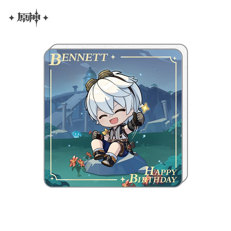 [OFFICIAL] Genshin Impact Happy Birthday Series Refrigerator Magnets - Teyvat Tavern - Genshin Impact & Honkai Star Rail & 3Z Merch