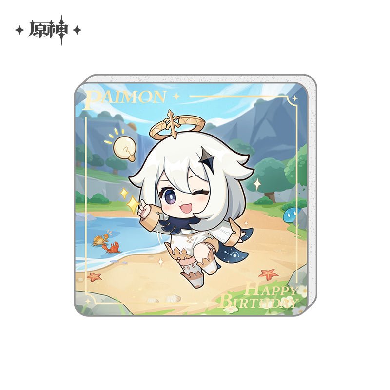 [OFFICIAL] Genshin Impact Happy Birthday Series Refrigerator Magnets - Teyvat Tavern - Genshin Impact & Honkai Star Rail & 3Z Merch