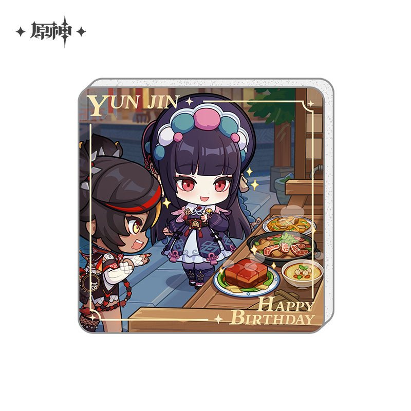 [OFFICIAL] Genshin Impact Happy Birthday Series Refrigerator Magnets - Teyvat Tavern - Genshin Impact & Honkai Star Rail & 3Z Merch