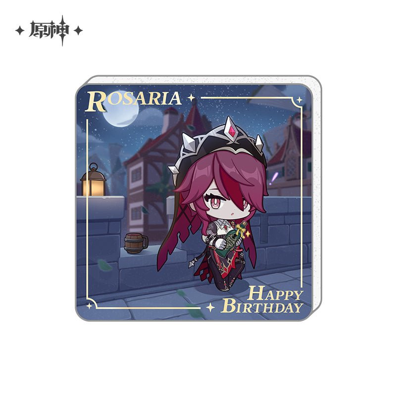 [OFFICIAL] Genshin Impact Happy Birthday Series Refrigerator Magnets - Teyvat Tavern - Genshin Impact & Honkai Star Rail & 3Z Merch