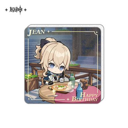 [OFFICIAL] Genshin Impact Happy Birthday Series Refrigerator Magnets - Teyvat Tavern - Genshin Impact & Honkai Star Rail & 3Z Merch