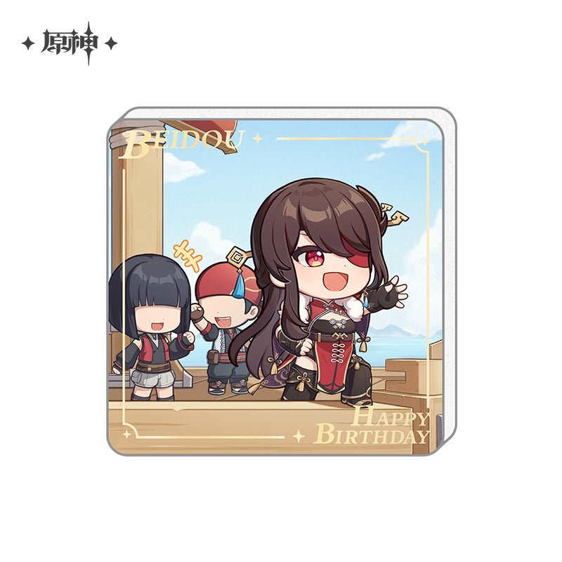 [OFFICIAL] Genshin Impact Happy Birthday Series Refrigerator Magnets - Teyvat Tavern - Genshin Impact & Honkai Star Rail & 3Z Merch