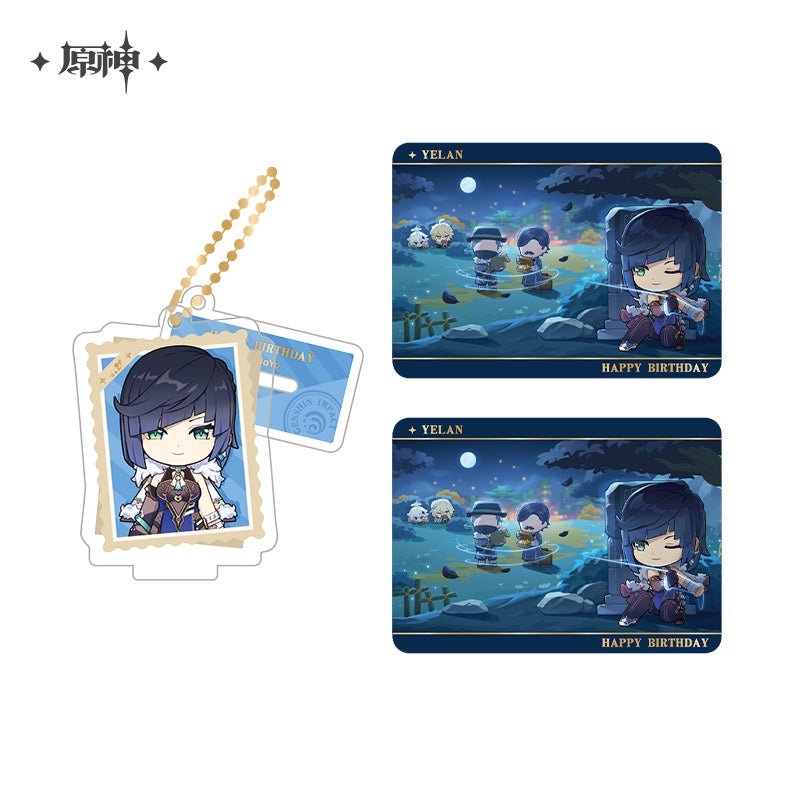 [OFFICIAL] Genshin Impact Happy Birthday Series Treasured Memories Character Stand Figure and Collection Cards Set - Teyvat Tavern - Genshin Impact & Honkai Star Rail & 3Z Merch