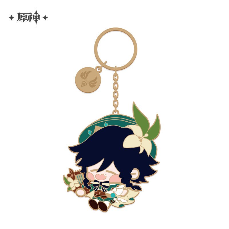 [OFFICIAL] Genshin Impact Large Character Cute Metal Keychain Pendant - Teyvat Tavern - Genshin Impact & Honkai Star Rail & 3Z Merch