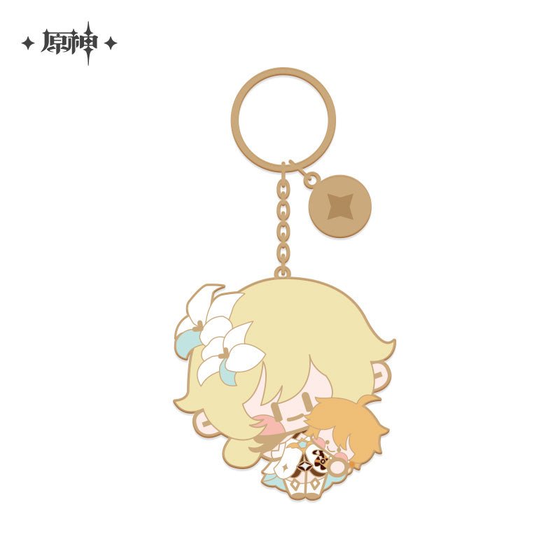 [OFFICIAL] Genshin Impact Large Character Cute Metal Keychain Pendant - Teyvat Tavern - Genshin Impact & Honkai Star Rail & 3Z Merch