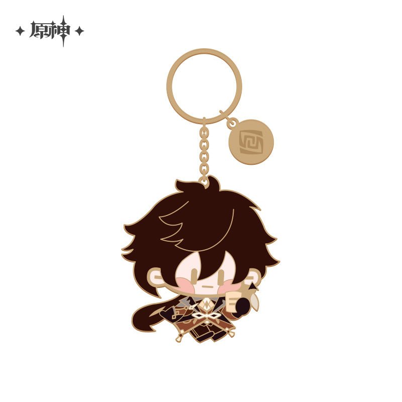 [OFFICIAL] Genshin Impact Large Character Cute Metal Keychain Pendant - Teyvat Tavern - Genshin Impact & Honkai Star Rail & 3Z Merch