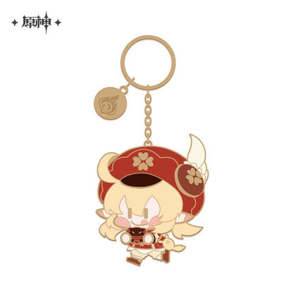 [OFFICIAL] Genshin Impact Large Character Cute Metal Keychain Pendant - Teyvat Tavern - Genshin Impact & Honkai Star Rail & 3Z Merch