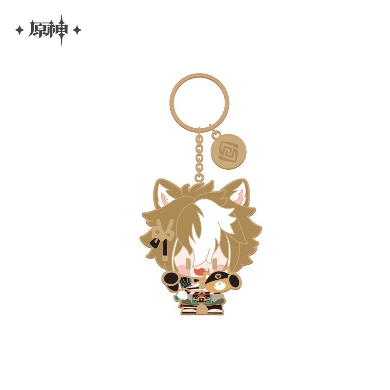 [OFFICIAL] Genshin Impact Large Character Cute Metal Keychain Pendant - Teyvat Tavern - Genshin Impact & Honkai Star Rail & 3Z Merch