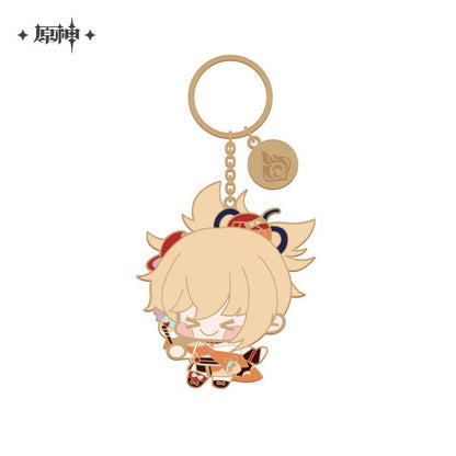 [OFFICIAL] Genshin Impact Large Character Cute Metal Keychain Pendant - Teyvat Tavern - Genshin Impact & Honkai Star Rail & 3Z Merch