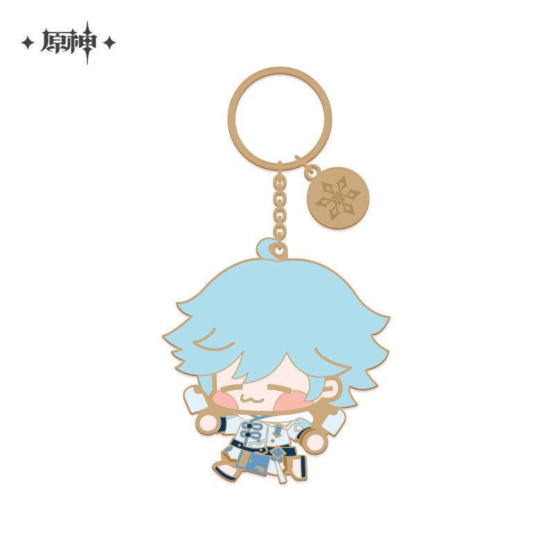 [OFFICIAL] Genshin Impact Large Character Cute Metal Keychain Pendant - Teyvat Tavern - Genshin Impact & Honkai Star Rail & 3Z Merch