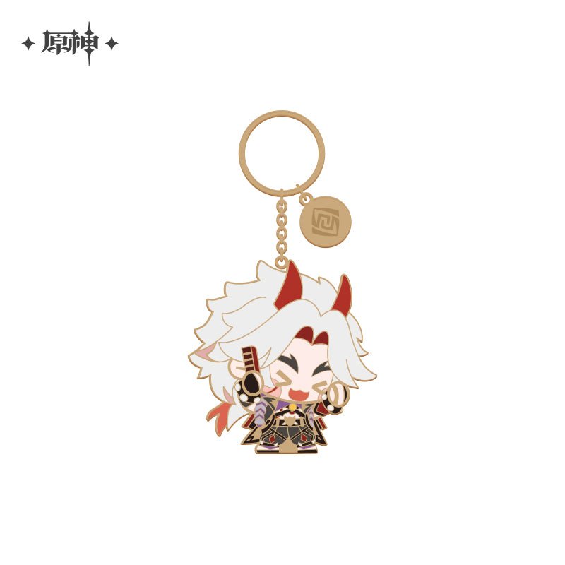 [OFFICIAL] Genshin Impact Large Character Cute Metal Keychain Pendant - Teyvat Tavern - Genshin Impact & Honkai Star Rail & 3Z Merch