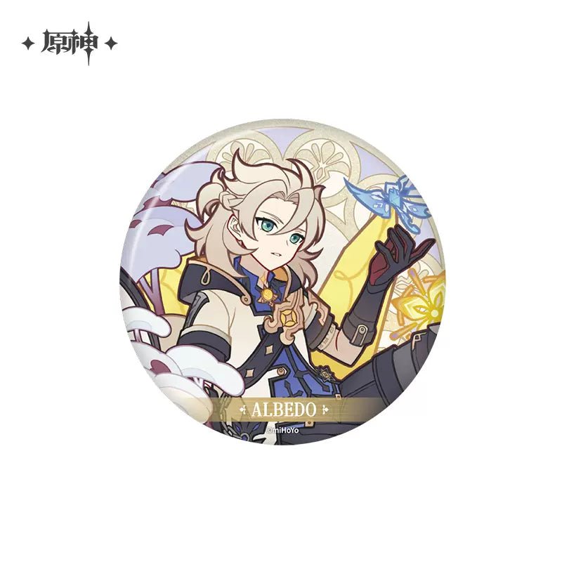 [OFFICIAL] Genshin Official Windblume’s Breath Theme Badge - Teyvat Tavern - Genshin Impact & Honkai Star Rail & 3Z Merch