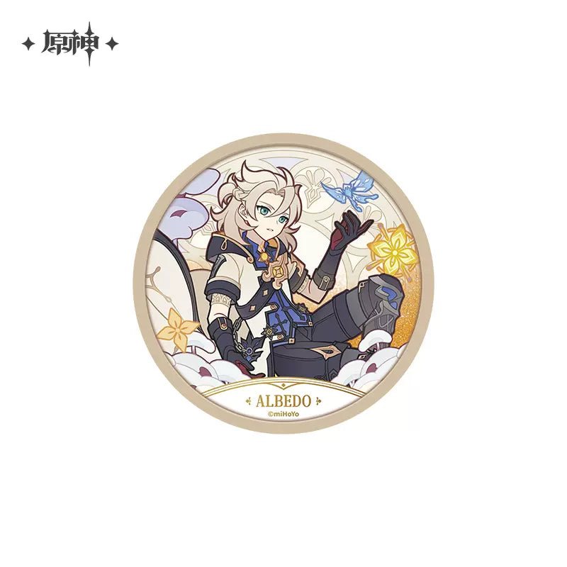 [OFFICIAL] Genshin Official Windblume’s Breath Theme Coaster - Teyvat Tavern - Genshin Impact & Honkai Star Rail & 3Z Merch