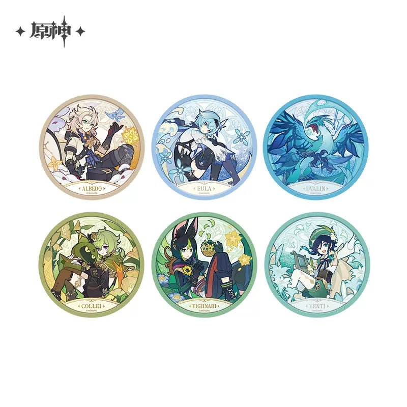 [OFFICIAL] Genshin Official Windblume’s Breath Theme Coaster - Teyvat Tavern - Genshin Impact & Honkai Star Rail & 3Z Merch