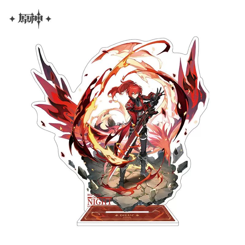 [OFFICIAL] Genshin Teyvat Fashion Theme Stand Figure and Badge - Teyvat Tavern - Genshin Impact & Honkai Star Rail & 3Z Merch