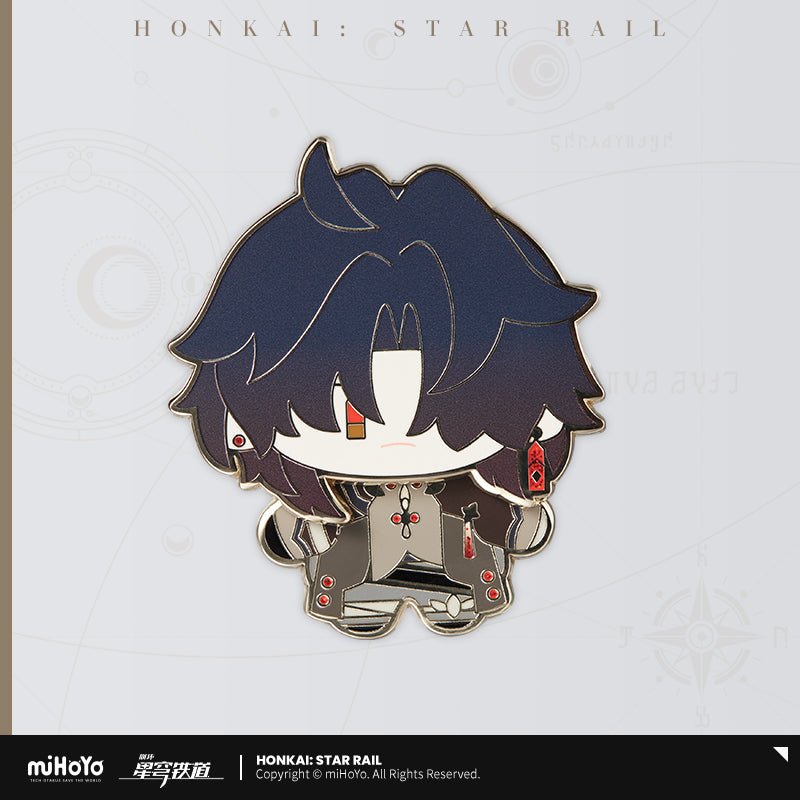 [OFFICIAL] Honkai Star Rail Character Chibi Cute Metal Shake Badge - Teyvat Tavern - Genshin Impact & Honkai Star Rail & 3Z Merch