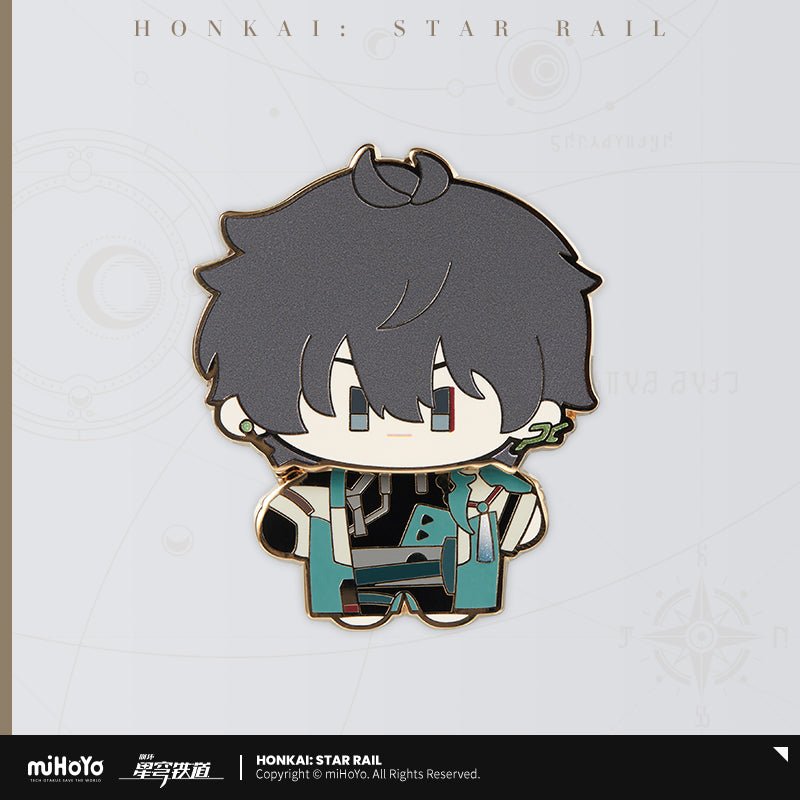 [OFFICIAL] Honkai Star Rail Character Chibi Cute Metal Shake Badge - Teyvat Tavern - Genshin Impact & Honkai Star Rail & 3Z Merch