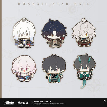 [OFFICIAL] Honkai Star Rail Character Chibi Cute Metal Shake Badge - Teyvat Tavern - Genshin Impact & Honkai Star Rail & 3Z Merch