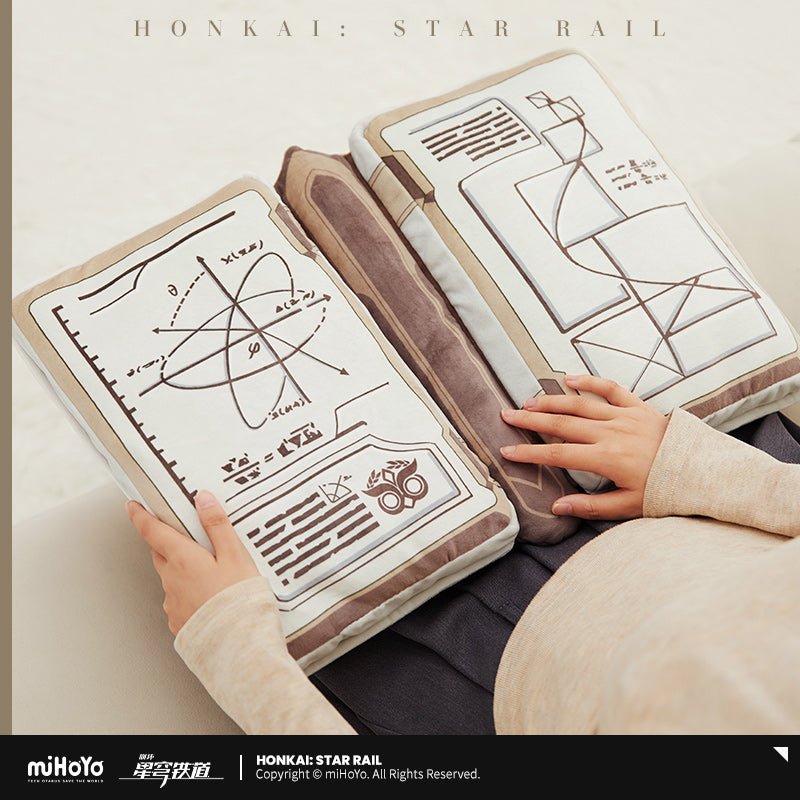 [OFFICIAL] Honkai Star Rail Dr.Ratio's Book Throw Pillow - Teyvat Tavern - Genshin Impact & Honkai Star Rail & 3Z Merch