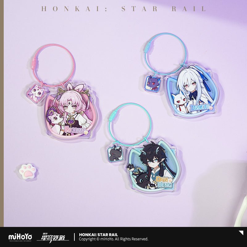 [OFFICIAL] Honkai Star Rail Little Kitten Series Acrylic Keychain - Teyvat Tavern - Genshin Impact & Honkai Star Rail & 3Z Merch