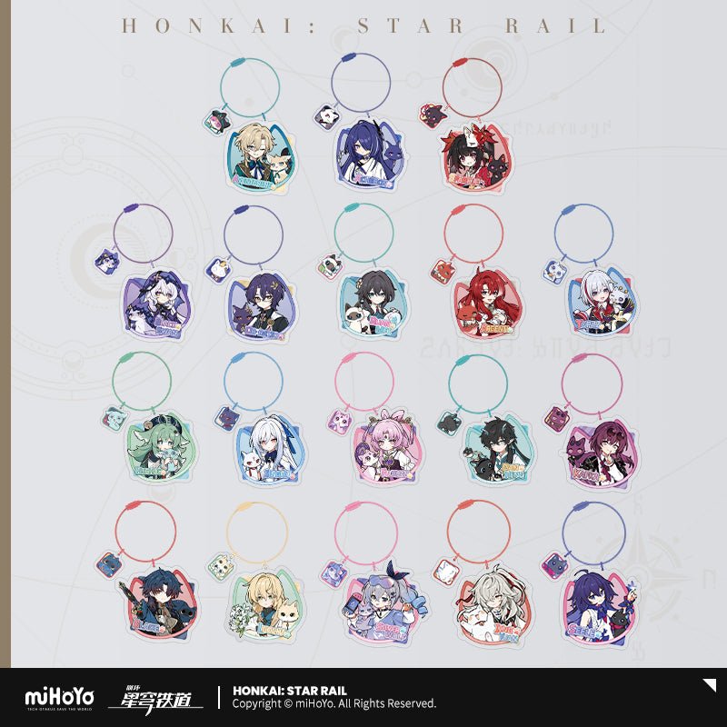 [OFFICIAL] Honkai Star Rail Little Kitten Series Acrylic Keychain - Teyvat Tavern - Genshin Impact & Honkai Star Rail & 3Z Merch