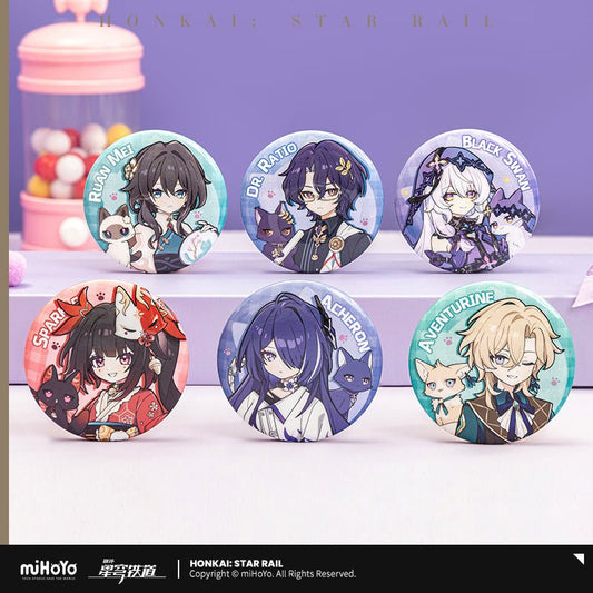 [OFFICIAL] Honkai Star Rail Little Kitten Series Badge - Teyvat Tavern - Genshin Impact & Honkai Star Rail & 3Z Merch