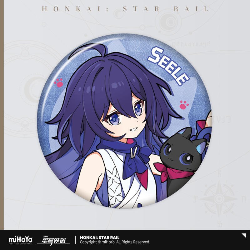 [OFFICIAL] Honkai Star Rail Little Kitten Series Badge - Teyvat Tavern - Genshin Impact & Honkai Star Rail & 3Z Merch