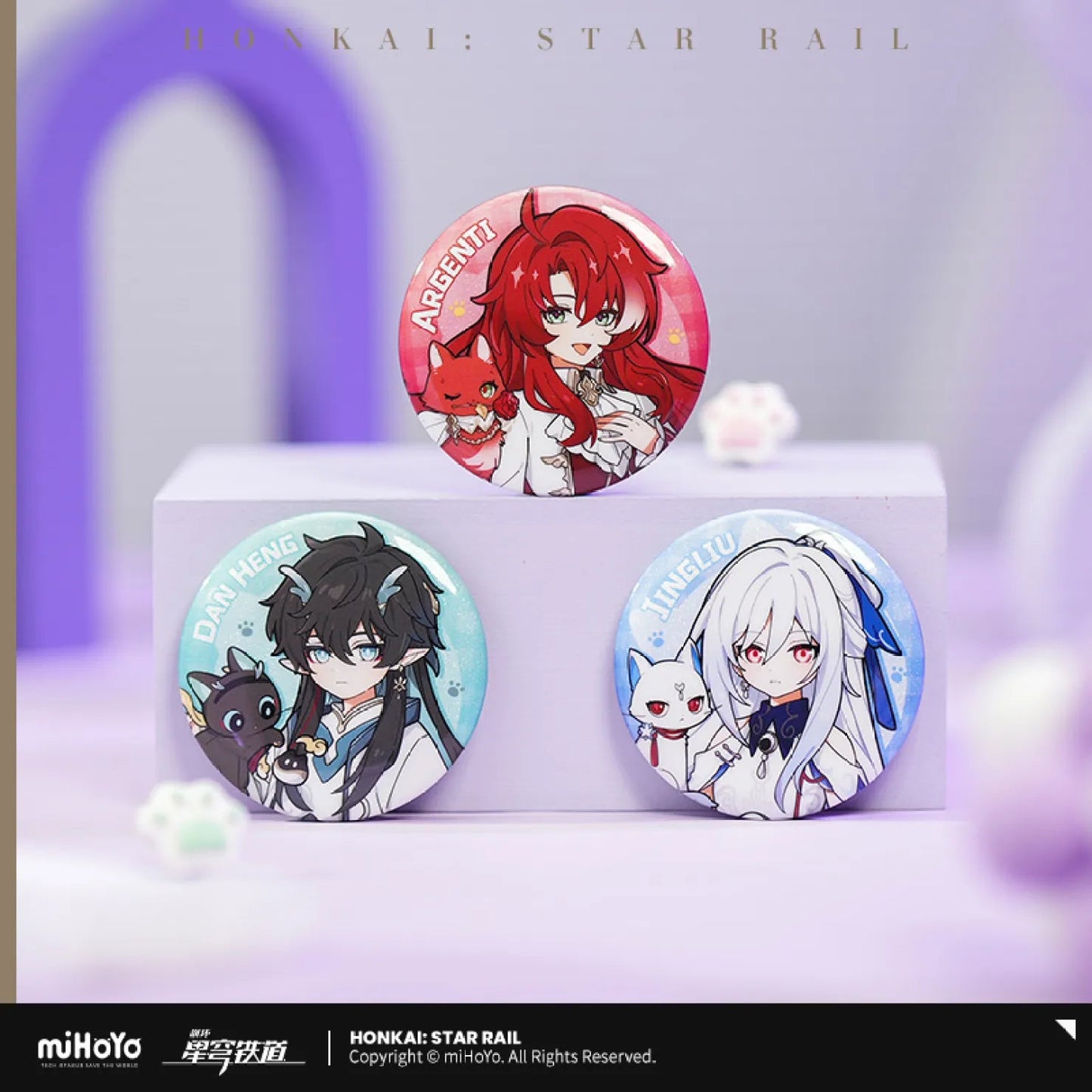 [OFFICIAL] Honkai Star Rail Little Kitten Series Badge - Teyvat Tavern - Genshin Impact & Honkai Star Rail & 3Z Merch